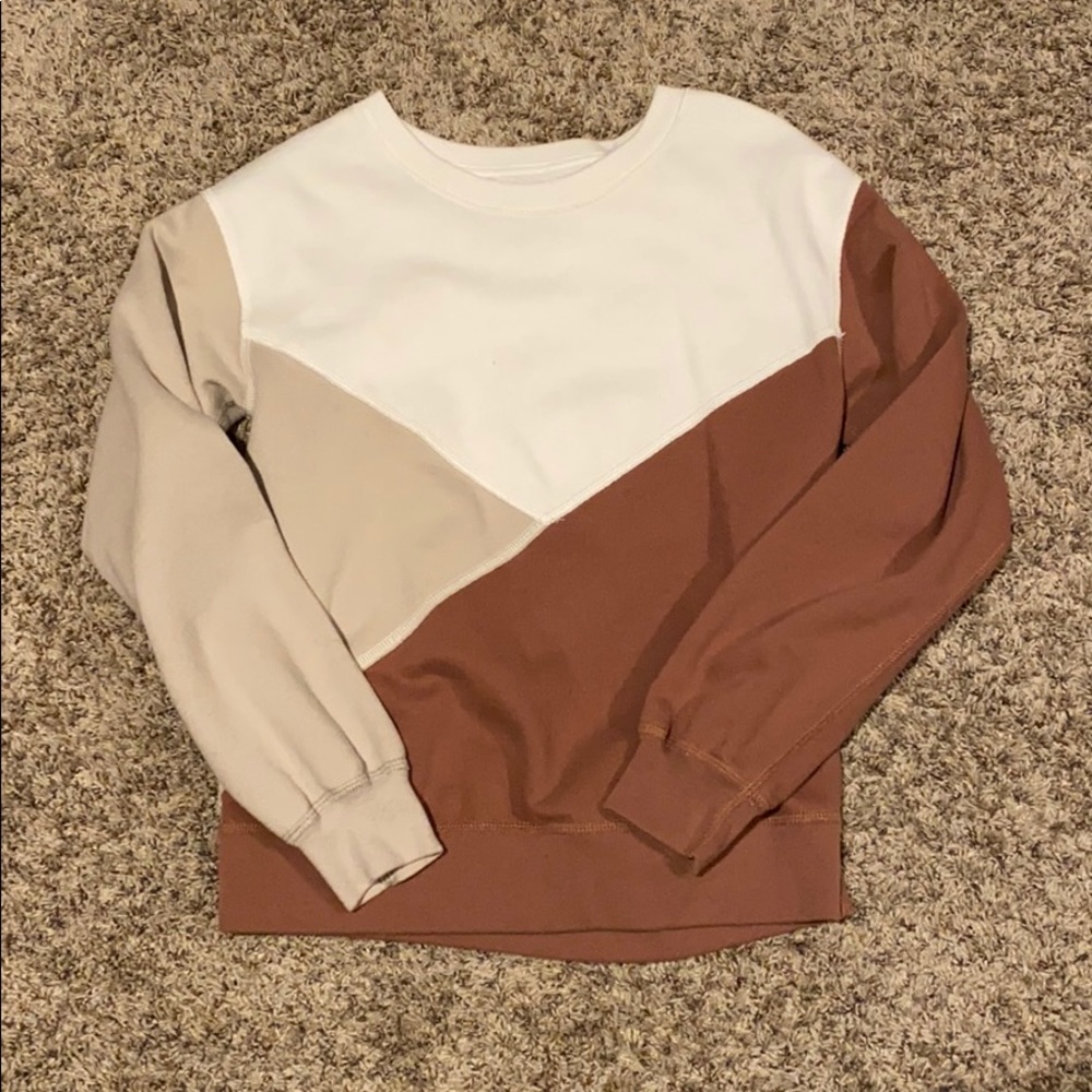 Colorblock Crewneck. Size XS.